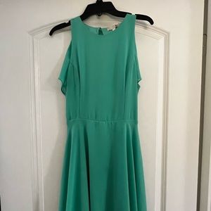 Backless Aquamarine Gianni Bini Mini Dress